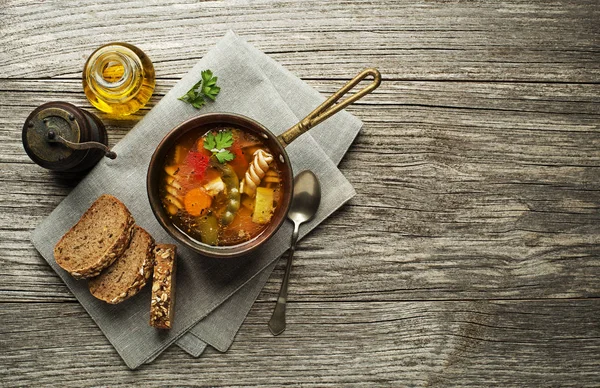 Soup with vegetable — Stock Photo, Image