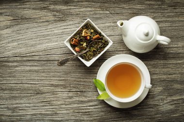 Çay Kupası kuru çay koleksiyonu ile
