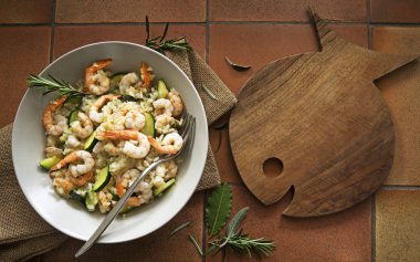Karidesli risotto 