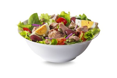 Ton balığı salatası yumurta
