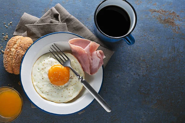 欧陆早餐餐 — 图库照片