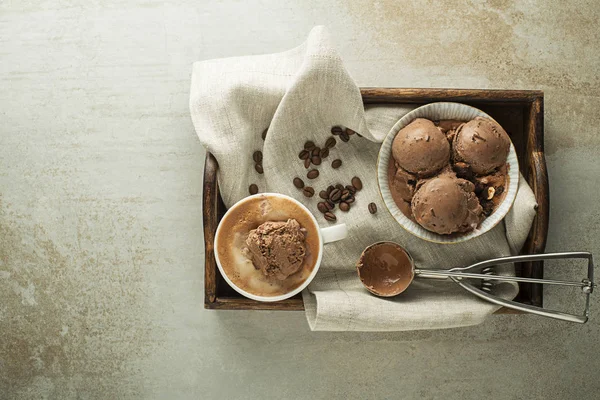 Helado de café —  Fotos de Stock