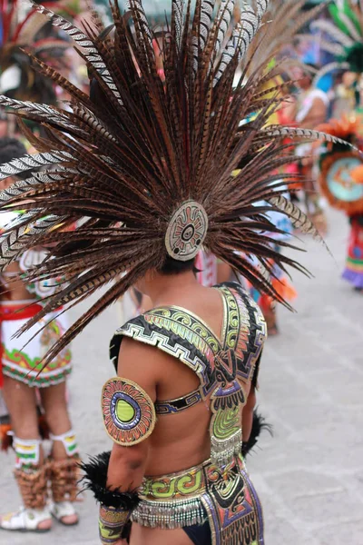 Ancien folklore de l'empire aztèque indien — Photo