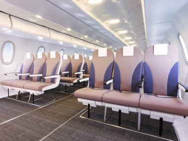 airplane cabine interior