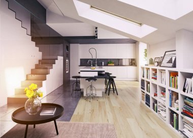 Modern mutfak iç mimarisi