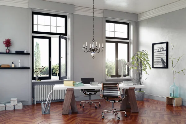 Sala studio moderna interno — Foto Stock