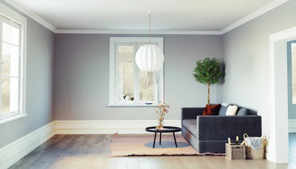 Woonkamer interieur — Stockfoto