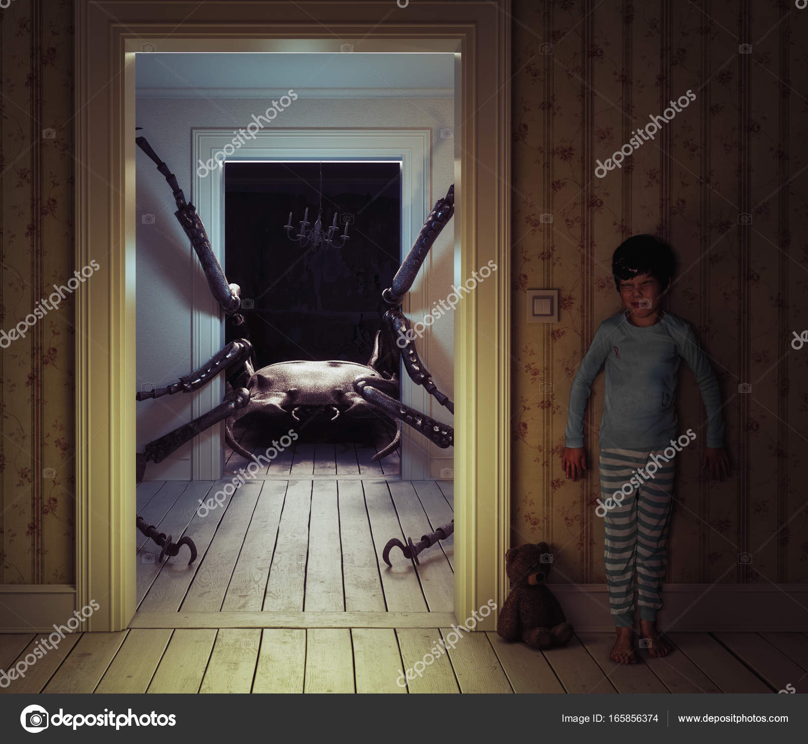 Night Monster In The Room Royalty Free SVG, Cliparts, Vectors, and Stock  Illustration. Image 116225329.