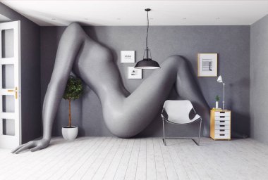 İnsan vücudu konsept iç