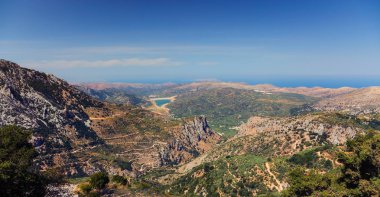  Crete Dağları'nın peyzaj