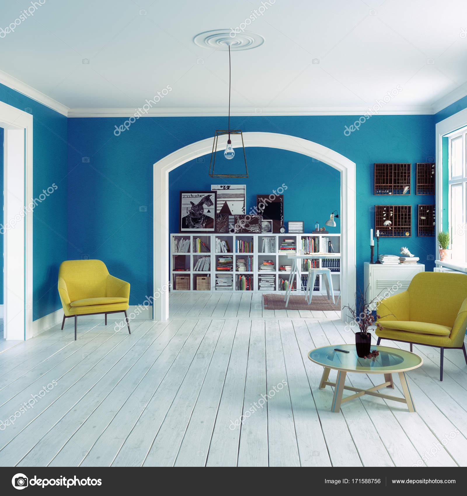 moderne skandinavische Inneneinrichtung — Stockfoto © vicnt2815 ... moderne skandinavische Inneneinrichtung — Stockfoto © vicnt2815 ...