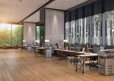 Modern ofis içi.