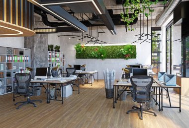 Modern ofis içi,