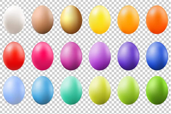 Easter Eggs Set — Stock Vector