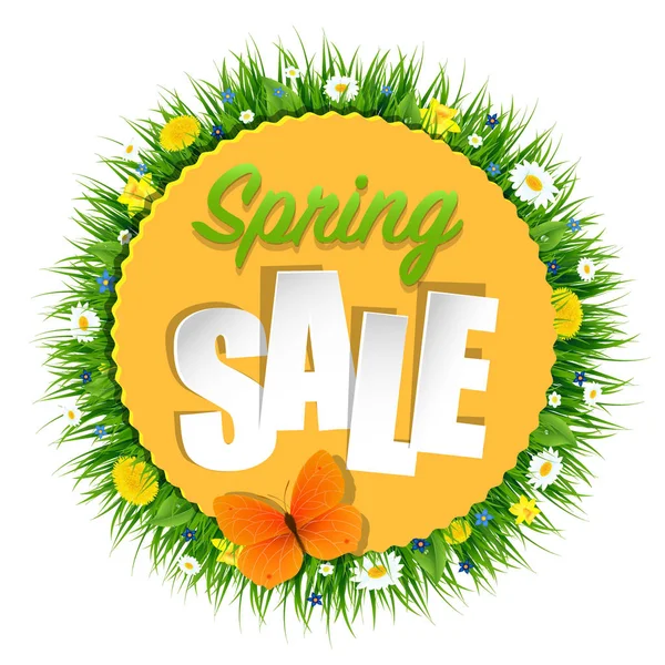 Spring Sale Poster — Stock Vector