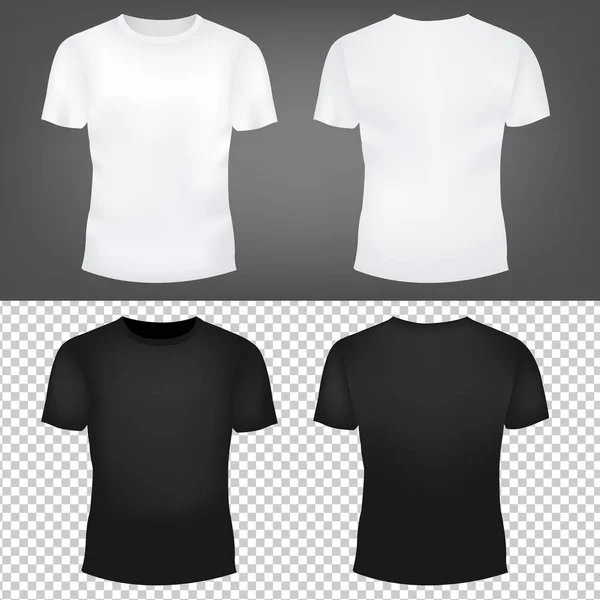 Conjunto de modelos de t-shirt —  Vetores de Stock