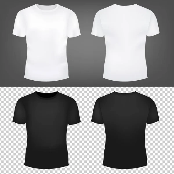 Set di modelli di t-shirt — Vettoriale Stock