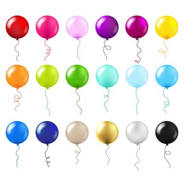 Balonlar büyük Set