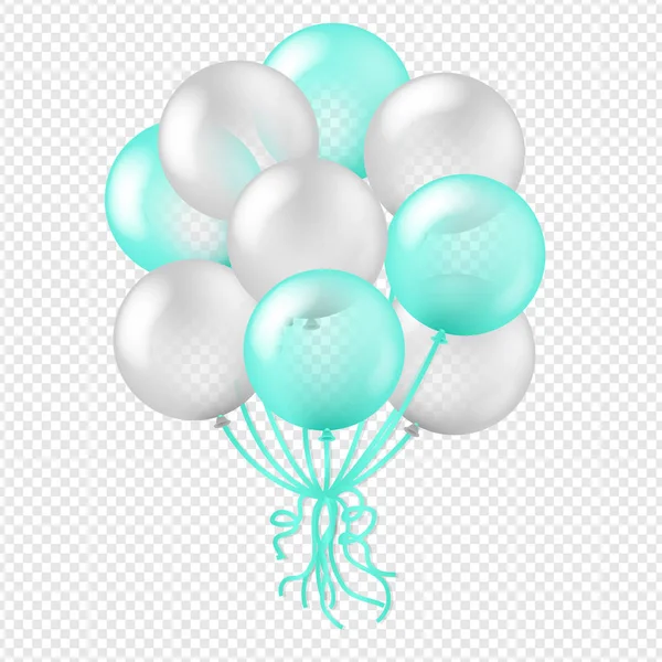 Balonlar içinde Saydam arka plan — Stok Vektör