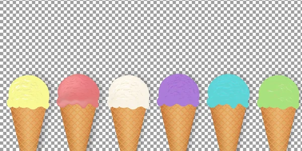 Marco de helado — Vector de stock