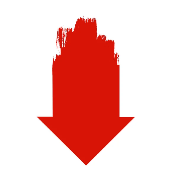 Banner de venta de flecha roja — Vector de stock