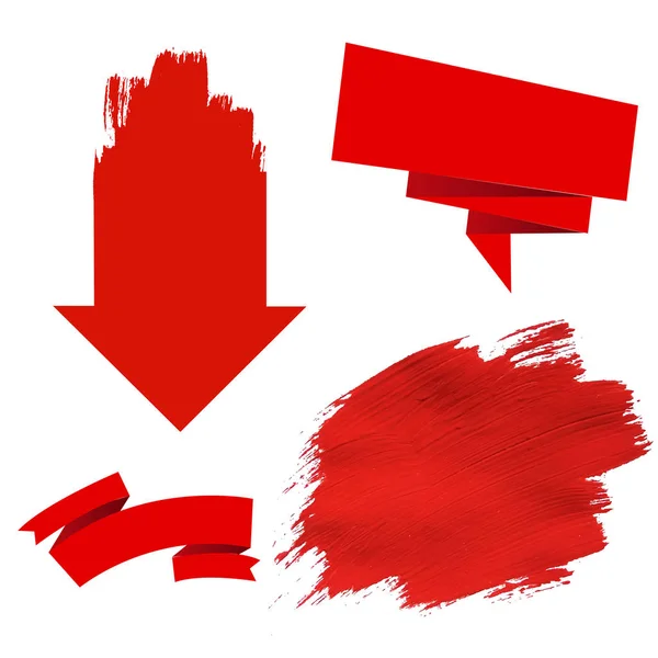 Simbolo di vendita rosso — Vettoriale Stock