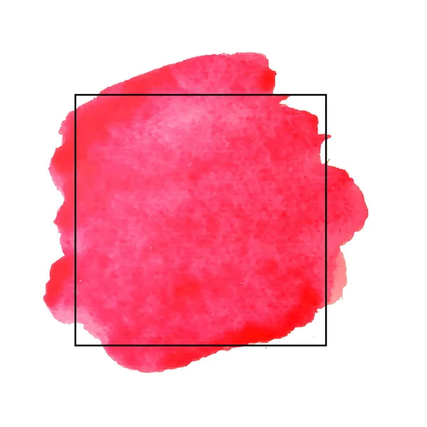 Rouge Aquarel Blot — Image vectorielle