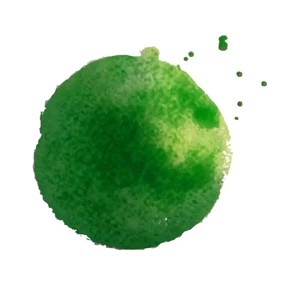 Green Blot Illustration — Stock Vector