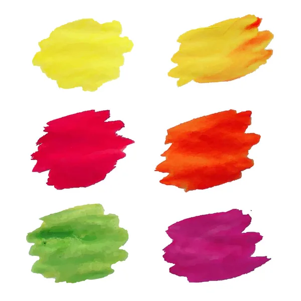 Blots Grote Set Vectorillustratie — Stockvector