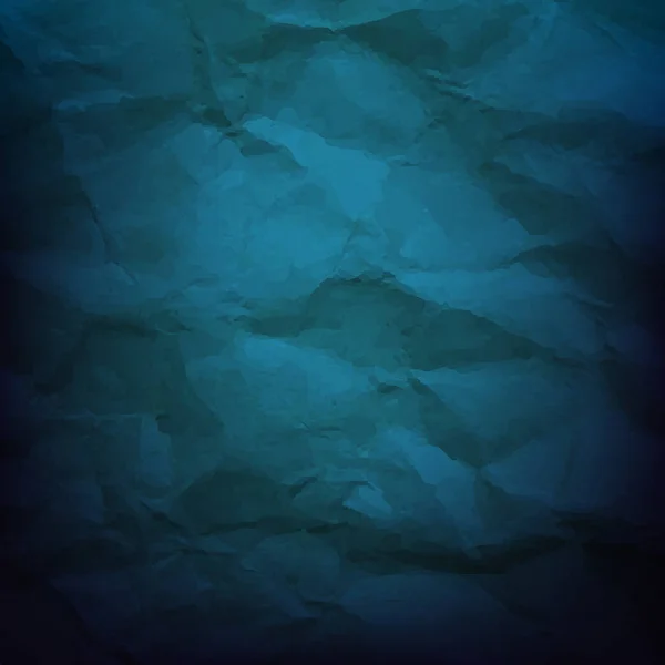 Papier Bleu Foncé Froissé Avec Maille Dégradée Illustration Vectorielle — Image vectorielle