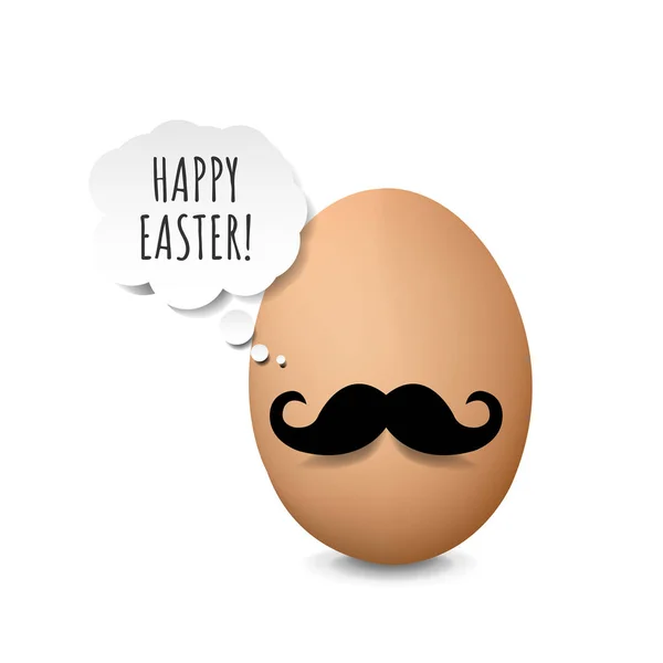 Happy Easter Card Gradient Mesh Vector Illustration — Stock Vector