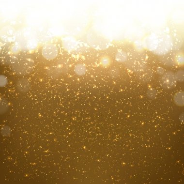 Gradyan Ağlı Bokeh ile Altın Arkaplan, Vektör ResimleriName