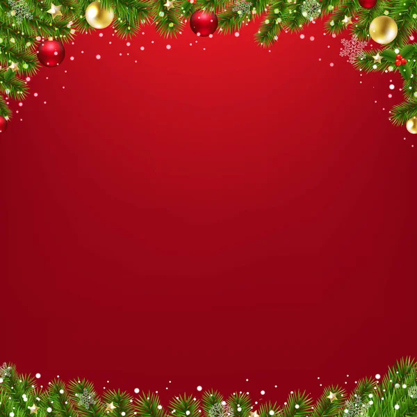 グラデーションメッシュのクリスマスツリーとクリスマスカード ベクトルイラスト — ストックベクタ