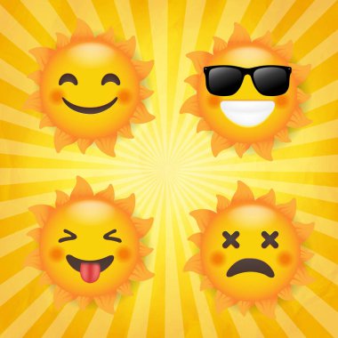 Güneş Batımı İzole Güneş patlaması Arkaplanı Gradyan Ağ, Vektör İllüstrasyonu