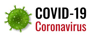 Beyaz Arkaplanlı Coronavirus Posteri