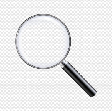 Magnifier With Isolated Transparent Background clipart