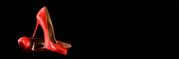 Kırmızı topuklu — Stok fotoğraf