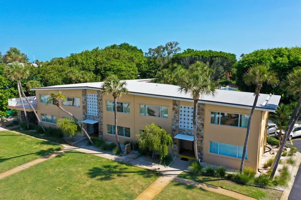 Vue Aérienne Du LayBy Resort à Holmes Beach, Floride — Photo