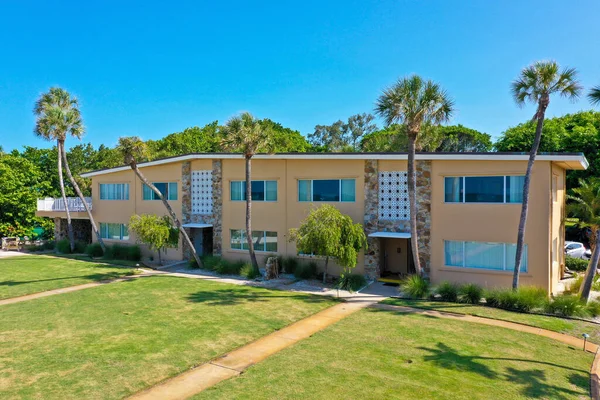 Aerial View of the LayBy Resort on Holmes Beach, Florida — 스톡 사진