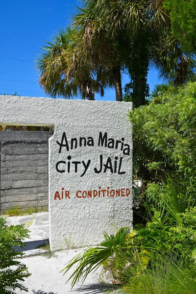 Old Anna Maria City Jail Building Anna Maria Island Florida — Stock Photo, Image