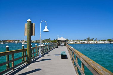 Anna Maria Adası, Florida 'daki Bradenton Sahili Tarihi İskelesi