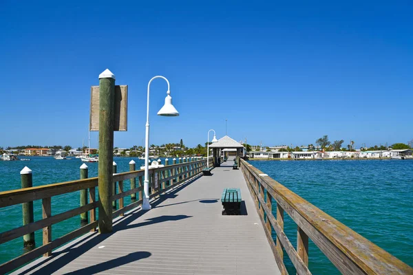 Bradenton Beach Historisk Brygga Anna Maria Island Florida — Stockfoto
