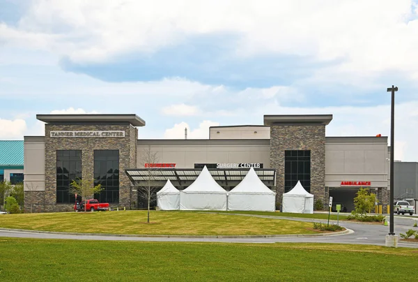 Villa Rica Usa Tanner Medical Center Villa Rica Tents Set — 스톡 사진