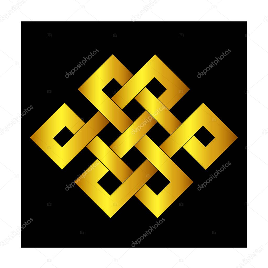 Noeud celtique stencils pour tatouage ou une autre conception. Vector — Vecteur par 1rudvi