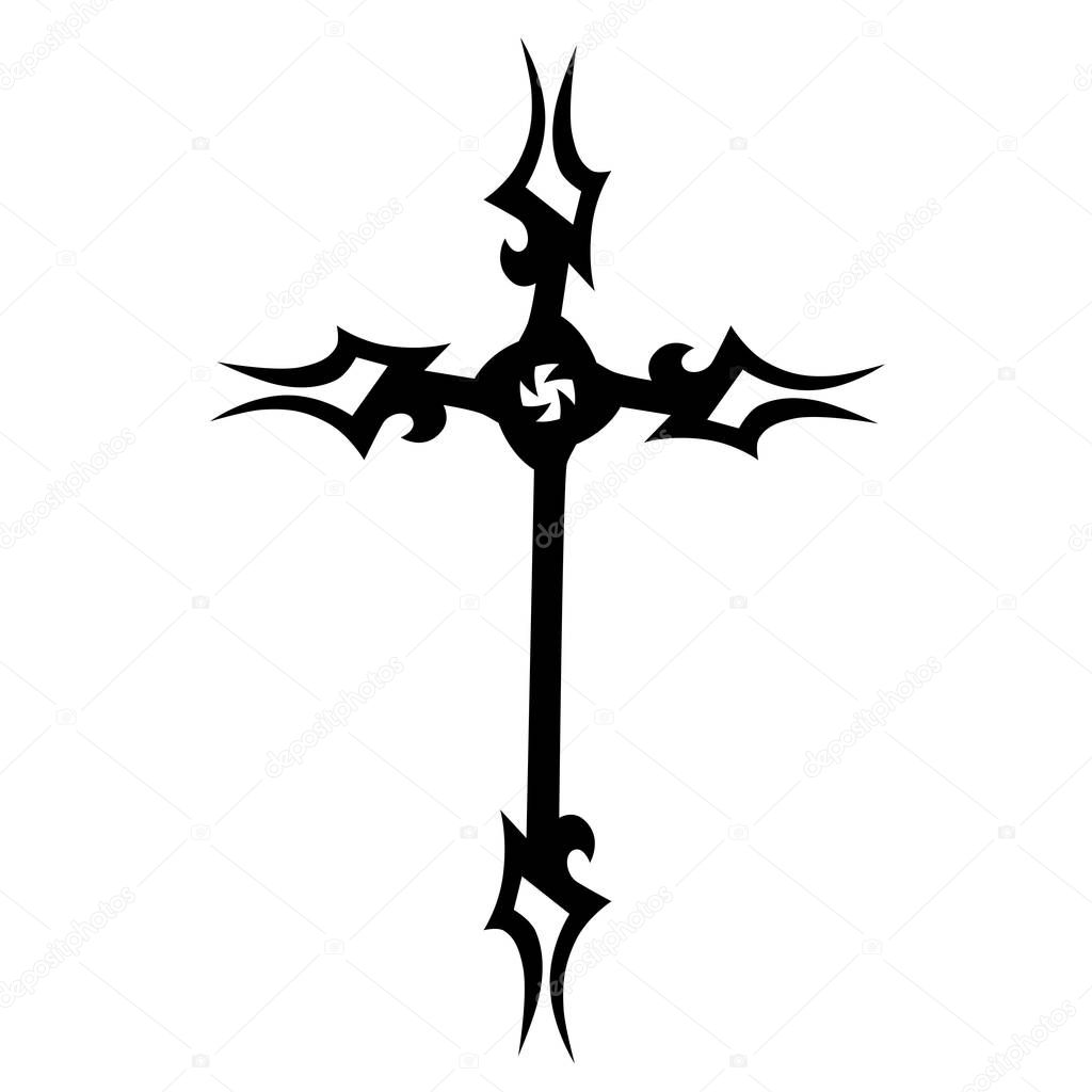 Cruz Tattoo Dibujo How to Draw a Cross, Cross, Step by Step, Stuff