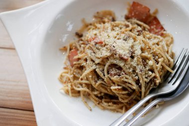 Bucatini Carbonara Jambon Peyniri