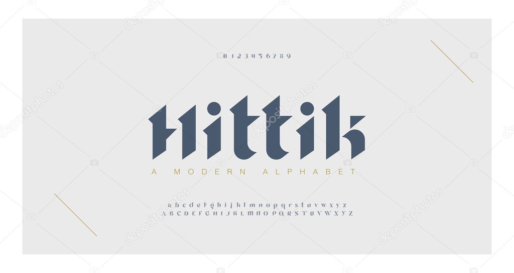 Elegant awesome alphabet letters font and number. Classic Lettering Minimal Fashion Designs. Typography fonts regular uppercase and lowercase. vector illustration