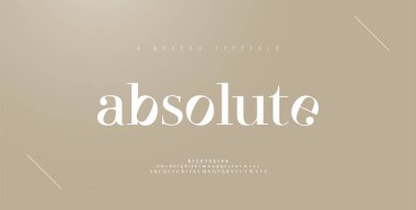 Zarif alfabe harfleri yazı tipi ve numarası. Klasik Yazı Minimal Moda Tasarımları. Tipografi yazı tipleri normal büyük harf ve küçük harf. vektör illüstrasyon