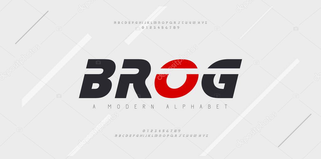 Sport Modern Future Italic Alphabet Font. Typography urban style fonts for technology, digital, movie logo italic style. vector illustration