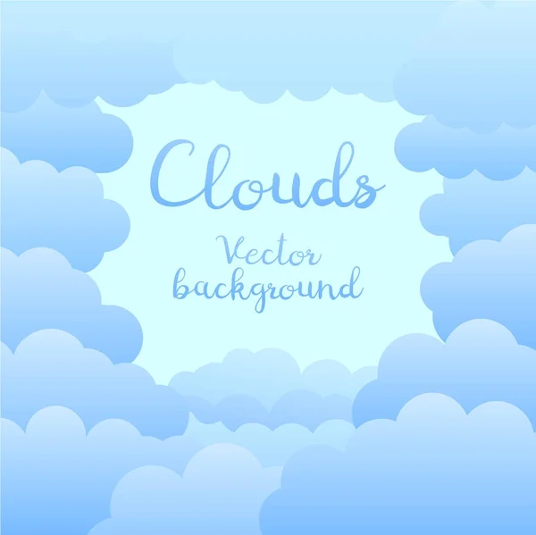 Düz bulutlar arka plan